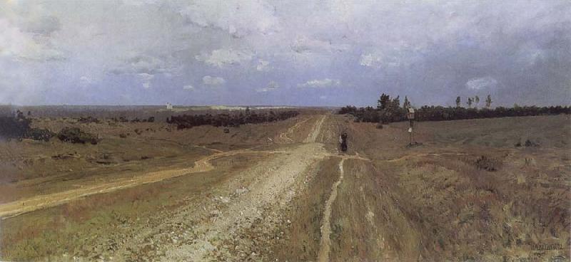Isaac Levitan The Vladimirka Road oil painting picture